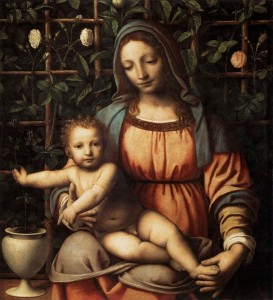 Bernardino Luini, Madonna del Roseto, 1516-17
